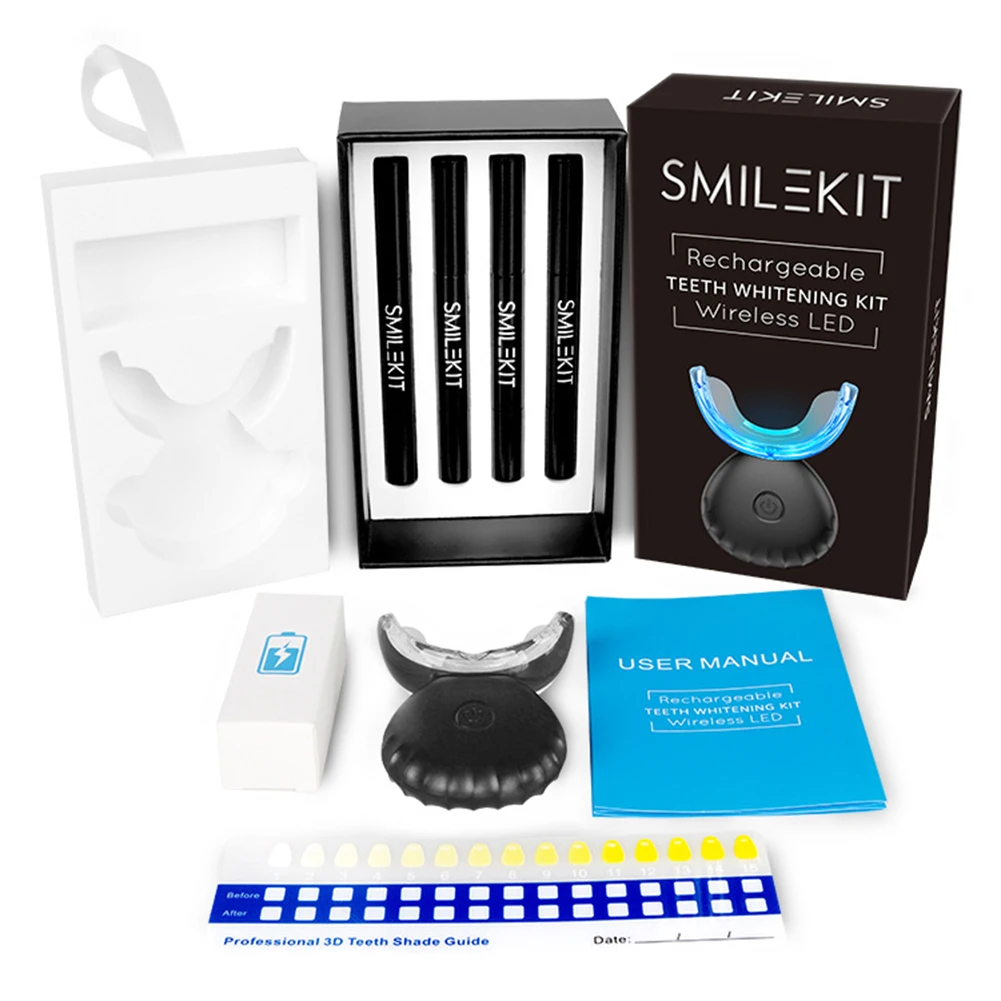 Kit pemutih gigi Mini 16 LED c - Teeth Whitening Near Me ulasan dan harga